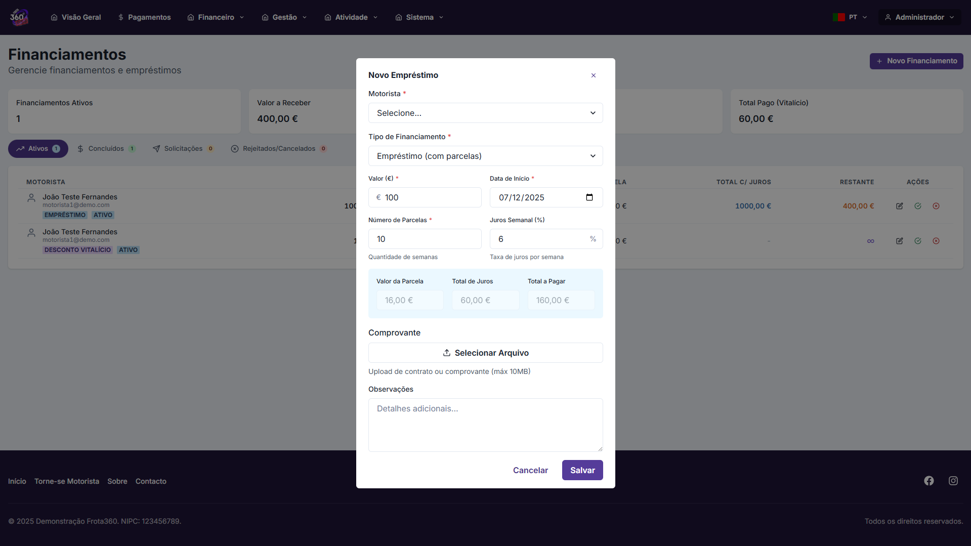 Empréstimos e Adiantamentos - 1