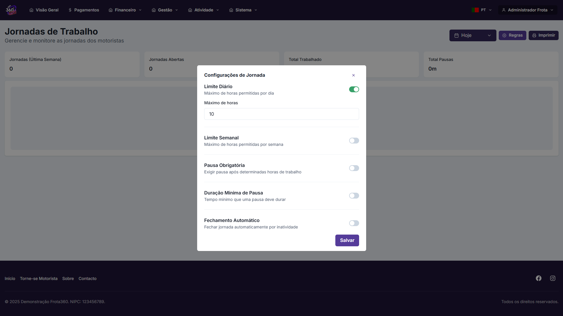Controle de Jornada - 1