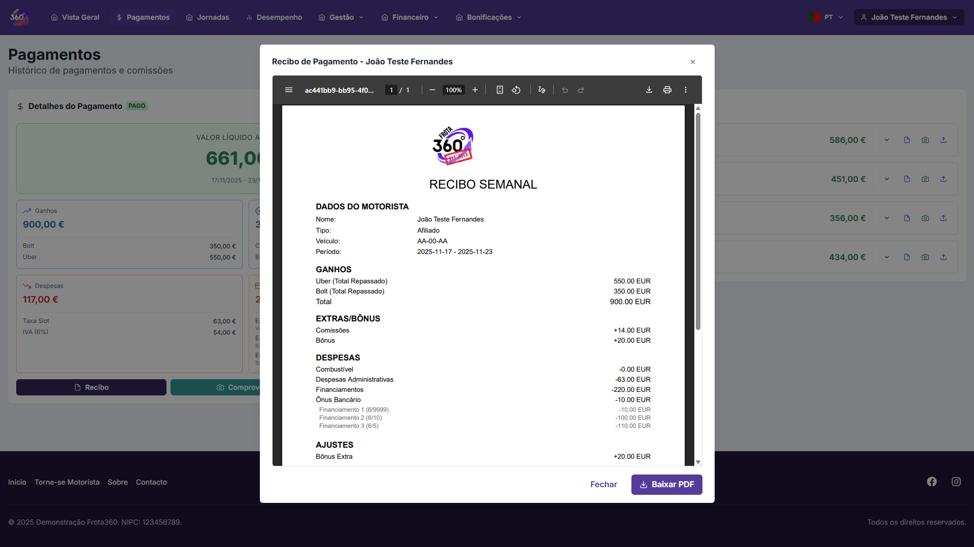 Pagamentos Transparentes - 1