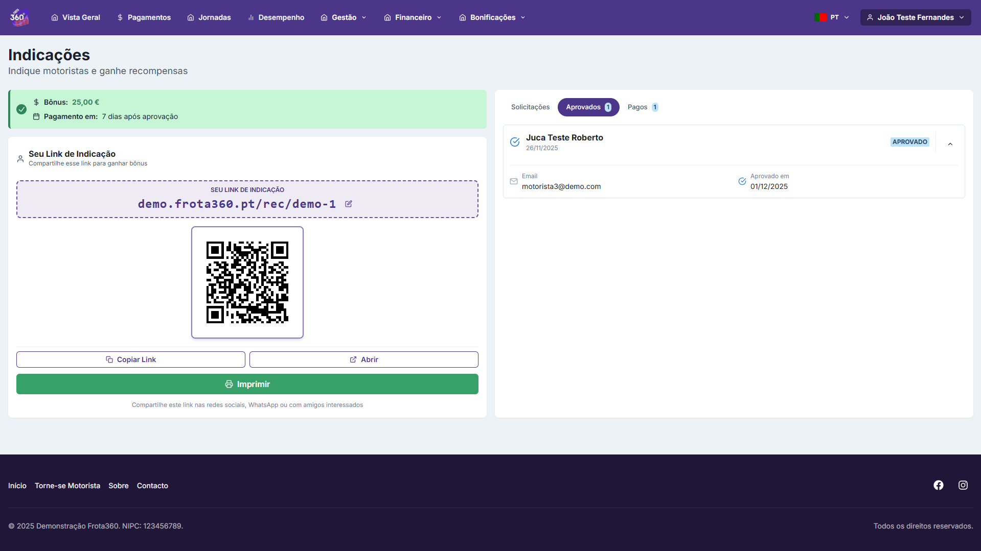 Indicação com Link Personalizado - 1