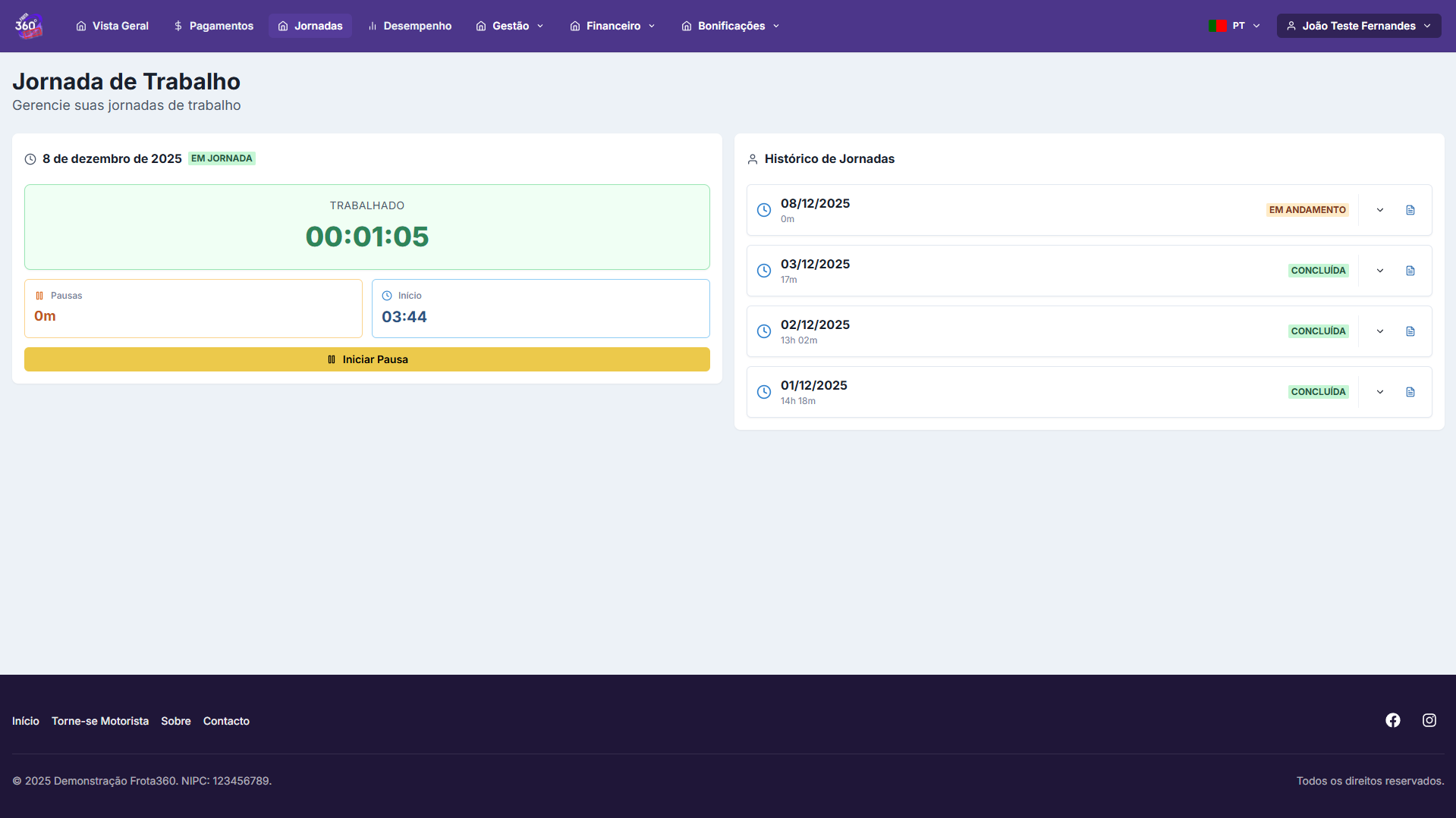 Controle de Horas - 1